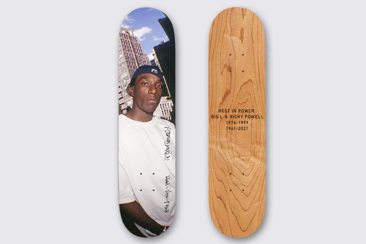Big L x Ricky Powell Skate Deck, 1999
